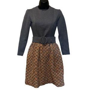 Vintage 60s/70s Boucle Bottom Mini Dress~Junior Sz 3~MCM